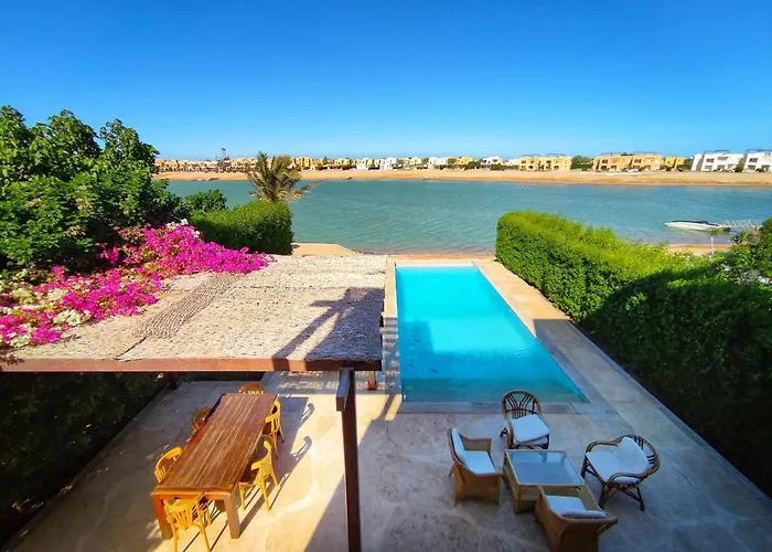 Villa 3Br Family Villa In Sabina, El Gouna, Lagoon & Private Heated Pool *