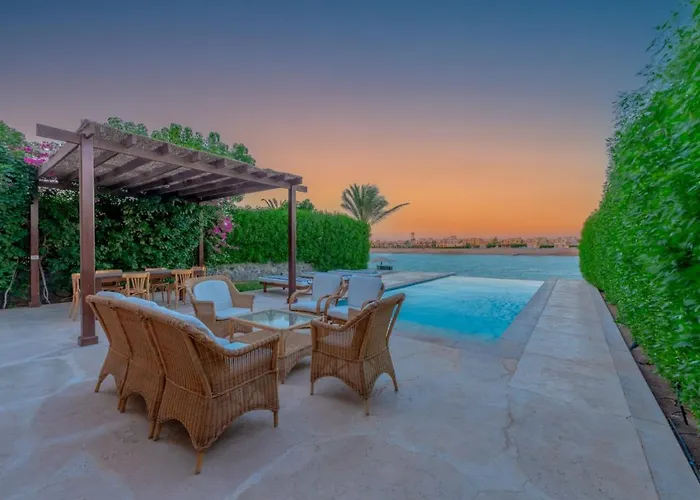 Villa 3Br Family Villa In Sabina, El Gouna, Lagoon & Private Heated Pool *